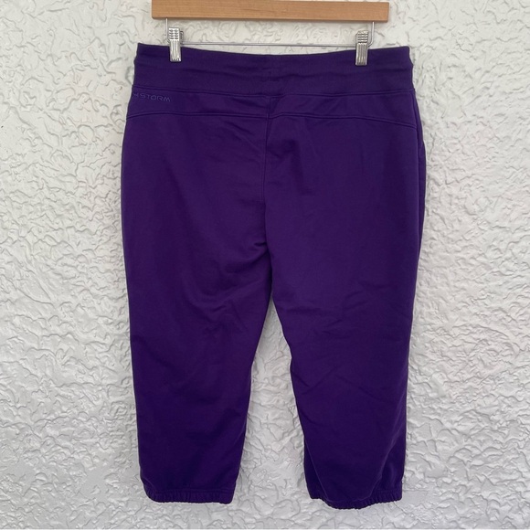 Under Armour Fleece Lined Cropped Sweat Pants Large - Picture 4 of 7